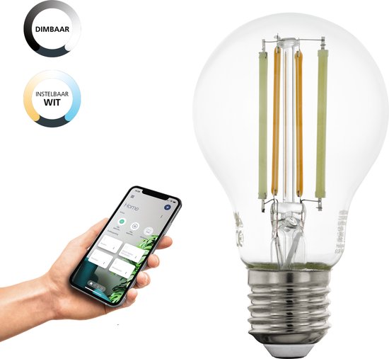 EGLO connect.z Smart-Home LED plafondlamp Melitello-Z, 4 spots, ZigBee, Matter, app- en spraakbediening Alexa, warm- tot koudwit, RGB, dimbaar, zwart