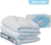 Bol.com Cloudpillo Partnerdekbed - Voor alle seizoenen - Afstelbaar per kant - 240x220 cm - 30 Dagen Proefslapen - Tweepersoons ... aanbieding