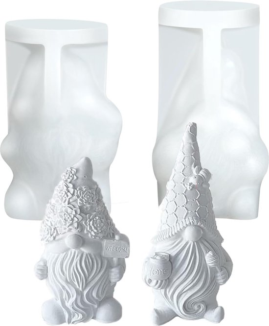 Moules Silicone Bougie Noël 3D - 2 Pièces (renne, Sapin), Pour Bougies Parfumées, Savon, Décoration