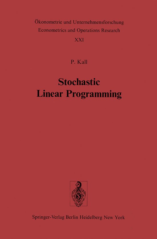 Stochastic Linear Programming - cover
