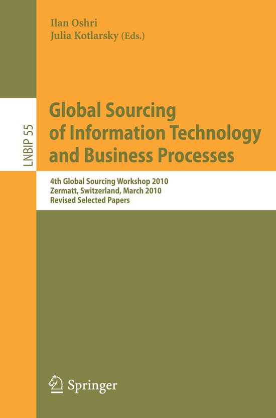 Global Sourcing of Information Technology and Business Proce ... - cover