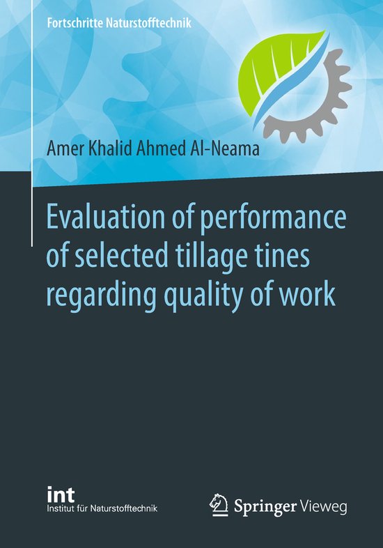 Evaluation of performance of selected tillage tines regardin ... - cover