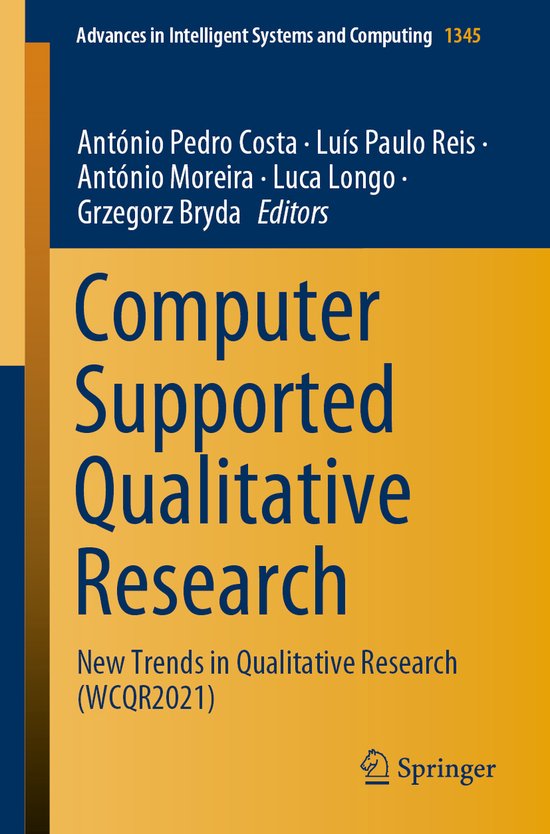 Computer Supported Qualitative Research - cover