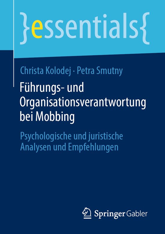 essentials- Führungs- und Organisationsverantwortung bei Mo ... - cover