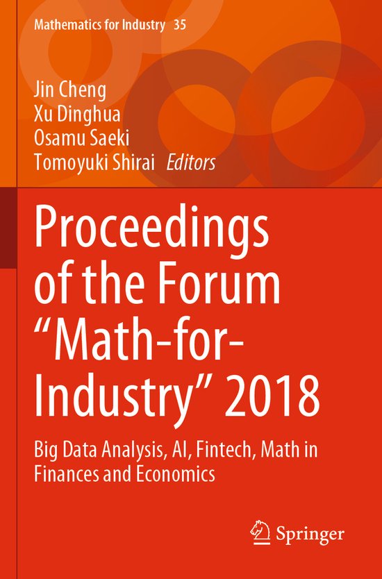 Mathematics for Industry35- Proceedings of the Forum "Math-f ... - cover