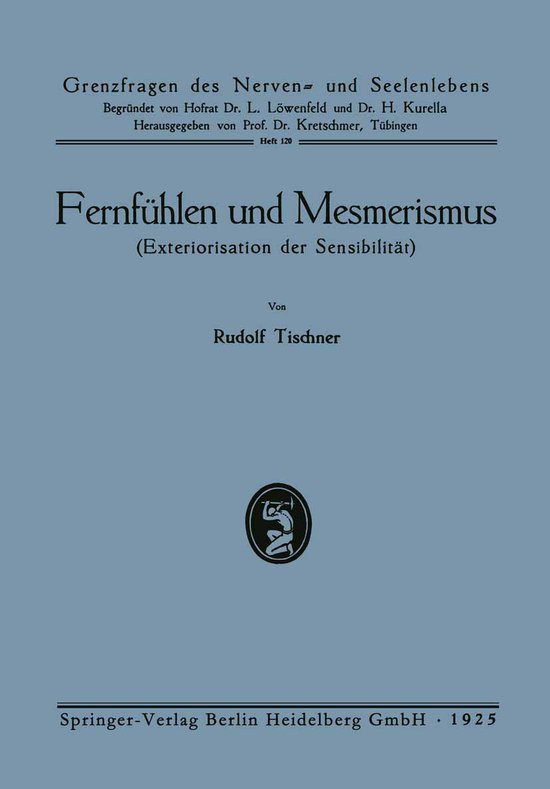 Fernfühlen und Mesmerismus - cover