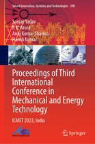 Smart Innovation, Systems and Technologies- Proceedings of Third International Conference in Mechanical and Energy Technology