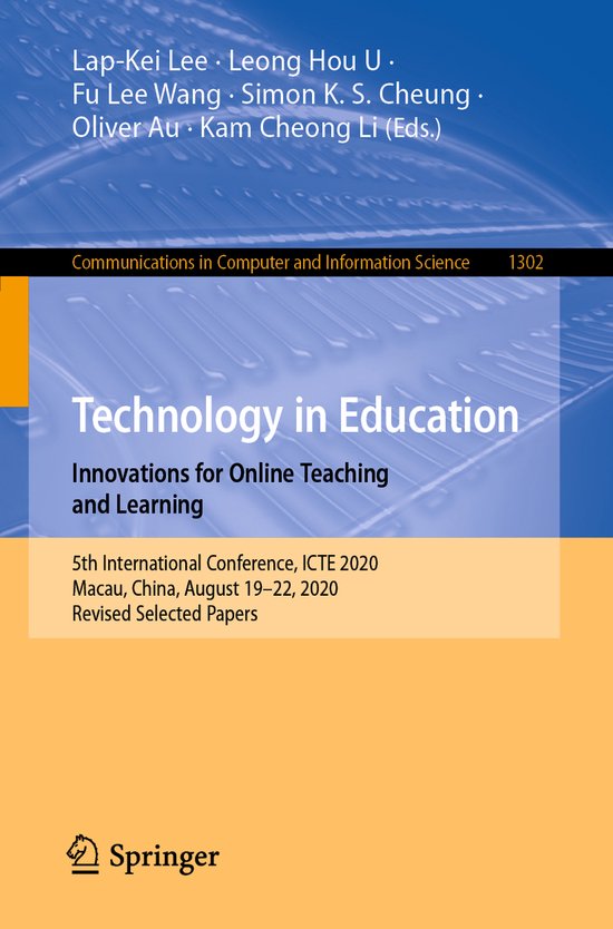Technology in Education Innovations for Online Teaching and  ... - cover