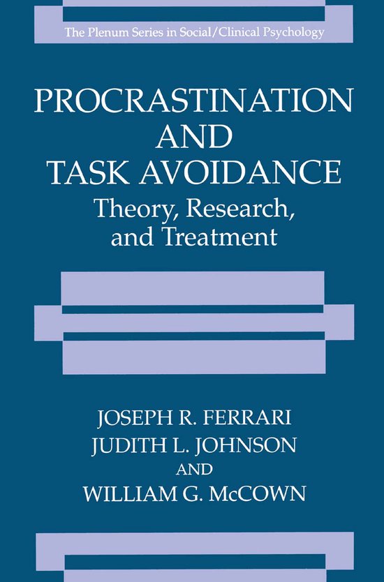 Procrastination and Task Avoidance - cover