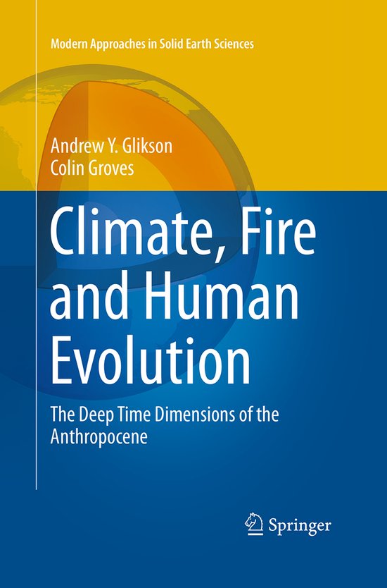 Foto: Modern approaches in solid earth sciences climate fire and human evolution