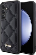 Guess Quilted Back Case - Geschikt voor Samsung Galaxy S23 FE (S711) - Zwart
