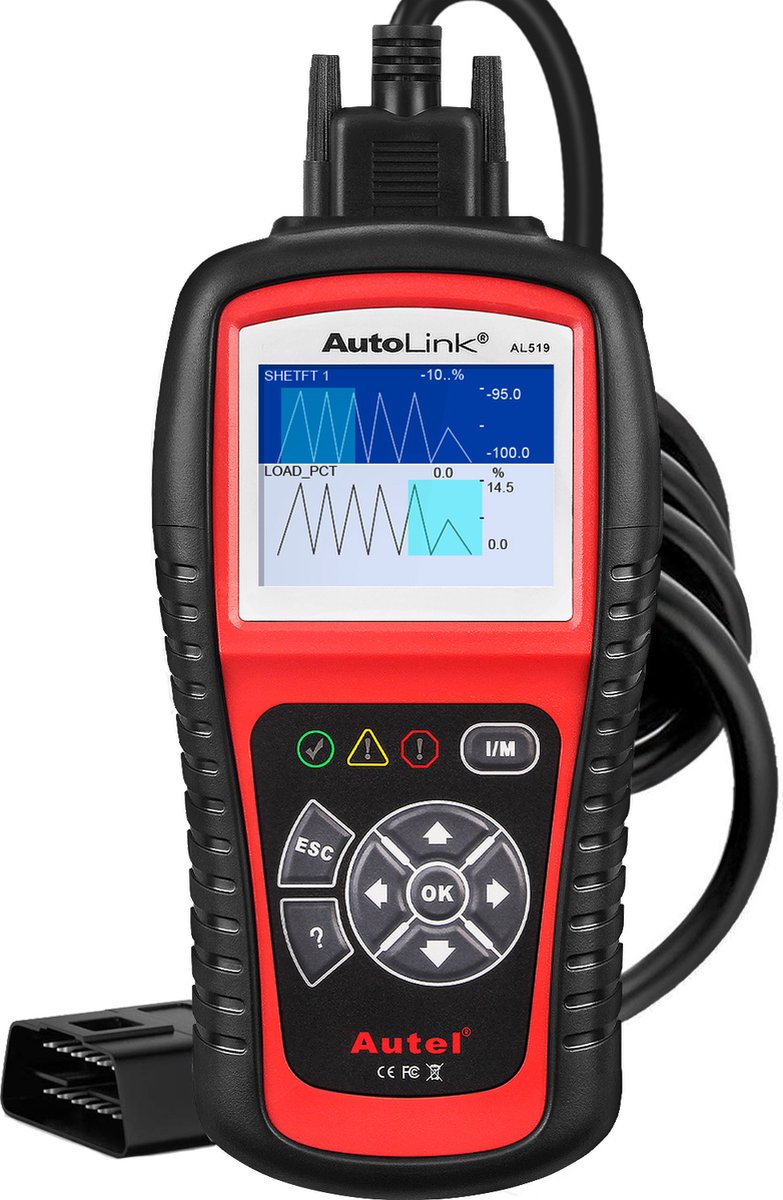 Autel Autolink AL519 scanner - OBD2 diagnose - levenslang gratis update