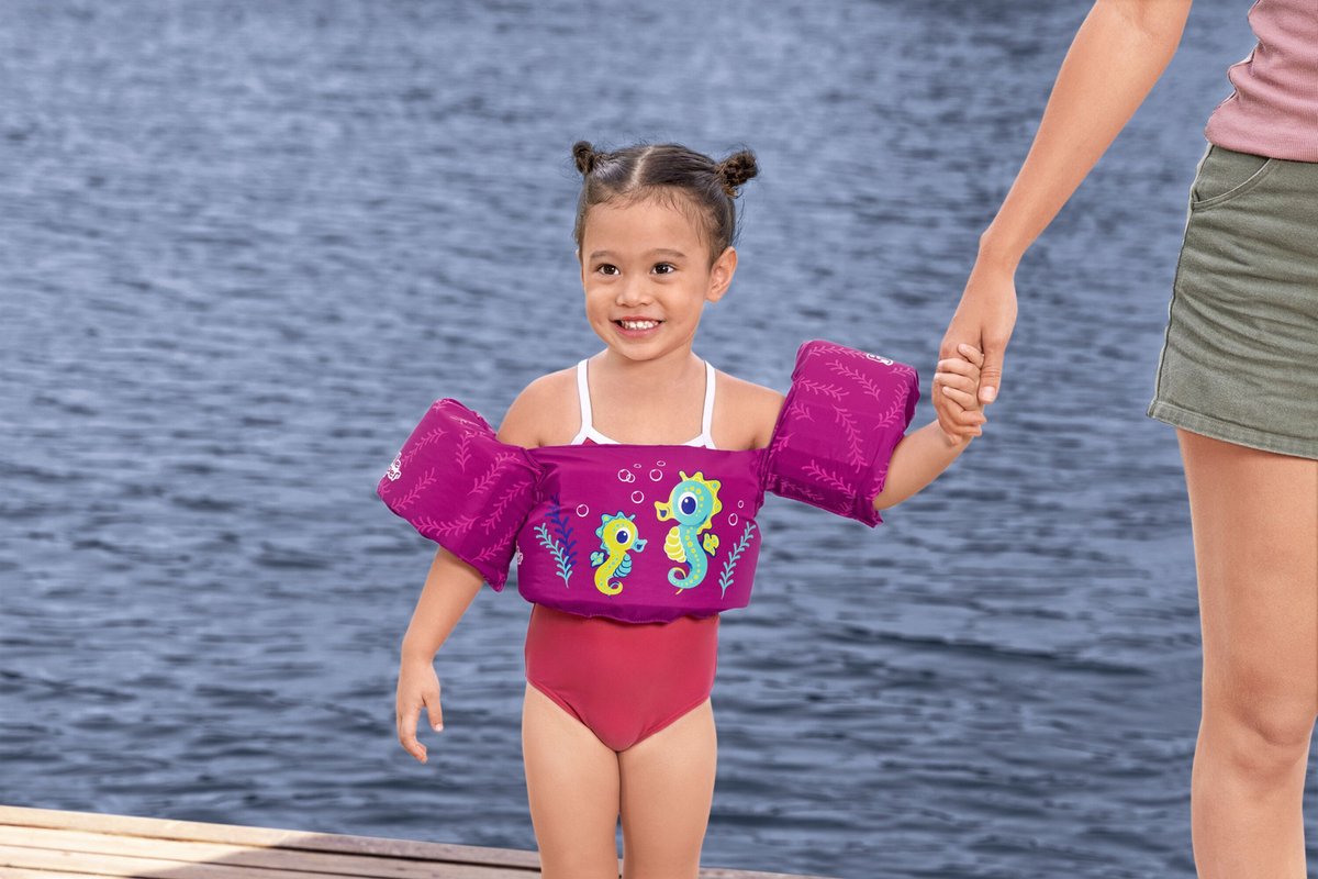 Bestway Puddle Jumper Zeepaardjes - Verstelbare zwembandjes voor kinderen - Draagkracht 15 - 30 kg size — afbeelding 15