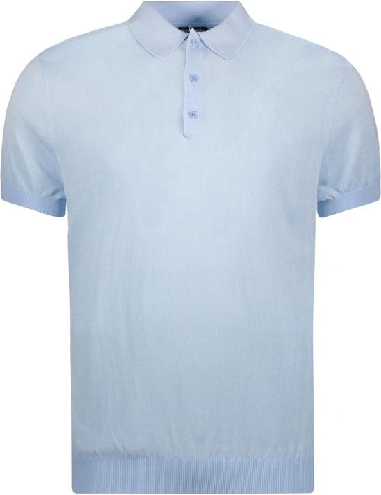 Antony Morato Poloshirt Sweater Mmsw01430 Ya500086 7124 Sky Blue Mannen Maat - XL