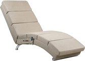 Massage stoel - 186 x 55 x 89c - Zand