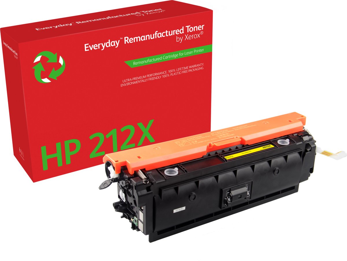 Everyday™ Geel Toner van Xerox is compatibel met HP 212X (W2122X), Hoge capaciteit