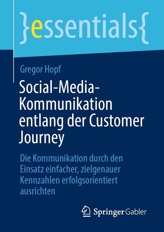 essentials - Social-Media-Kommunikation entlang der Customer ... - cover