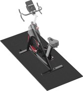 Silvermile Fietstrainer mat - Loopband mat - Onderlegmat - Beschermmat fitnessapparatuur - Vloermat - 198 x 91.5 x 0.8 cm