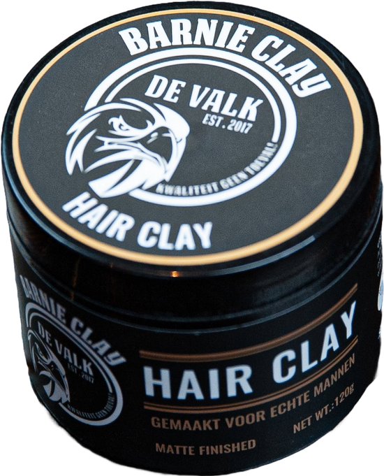 Barnie Cosmetics® Barnie hair clay - haar clay - haarrestylen - perfecte volheid - gemaakt voor echte mannen - 120gr - Barnie Cosmetics