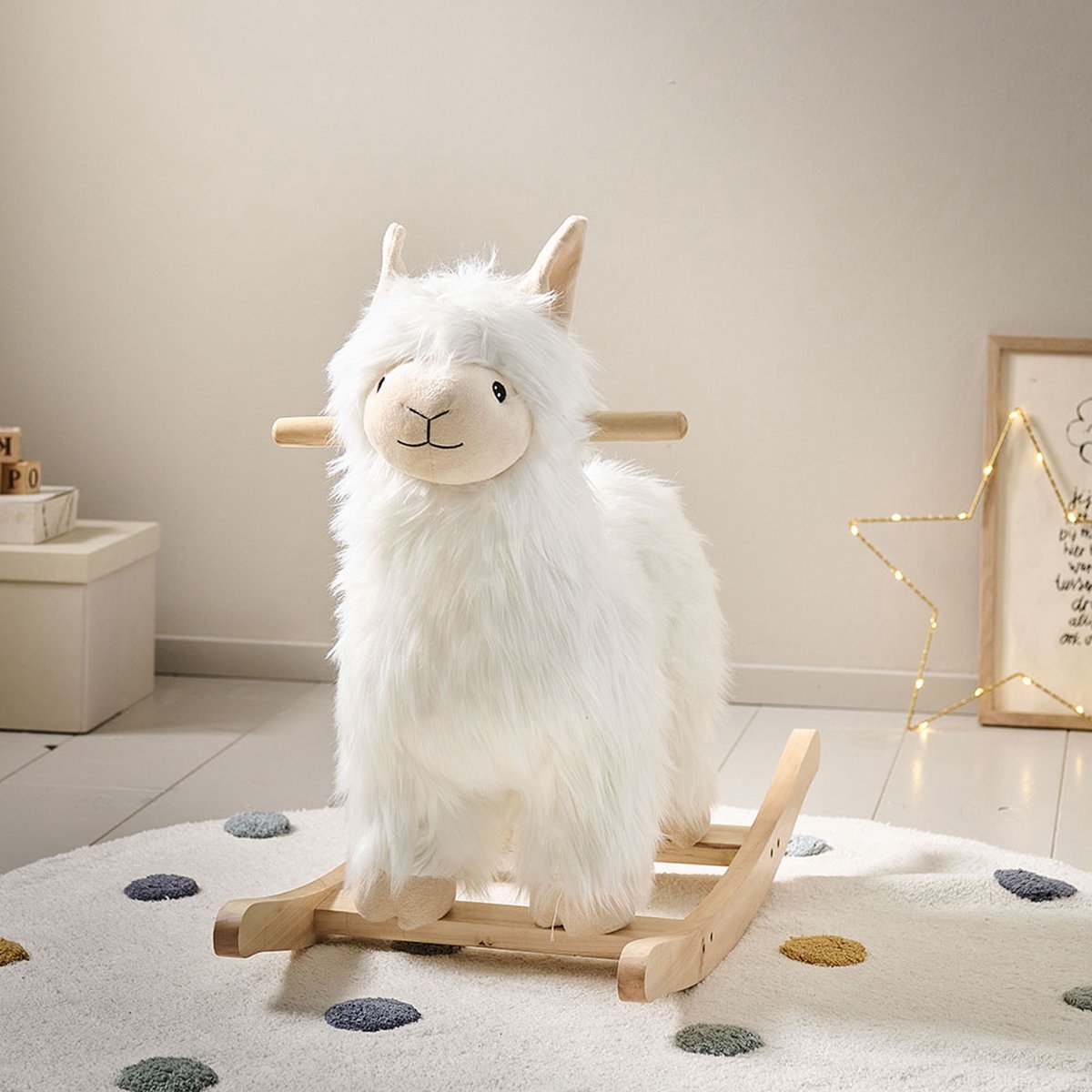 Petite Petite Alpaca Hobbelpaard - afbeelding 2