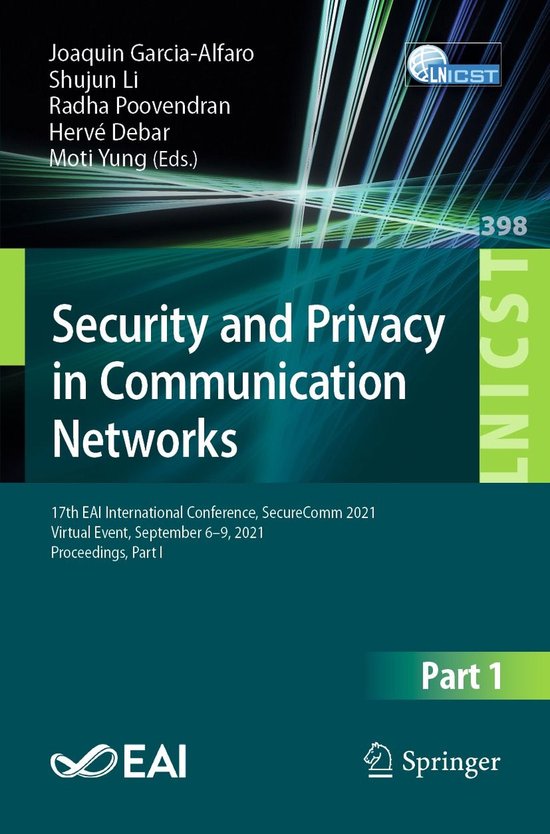 Springer Nature Proceedings Computer Science 1 - Security an ... - cover