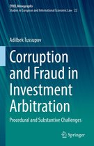 European Yearbook of International Economic Law 22 - Corruption and Fraud in Investment Arbitration