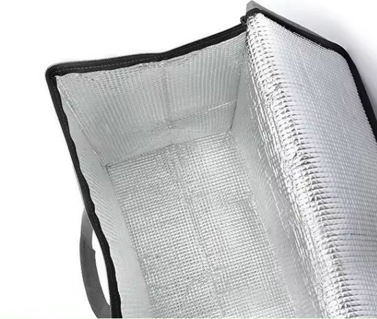 Janse® Koeltassen 2 stuks - Koeltas grijs - Lunchtas zwembad - Koelzak - Eten - Coolerbag - Cooltas - Picknicktas van Janse — afbeelding 4
