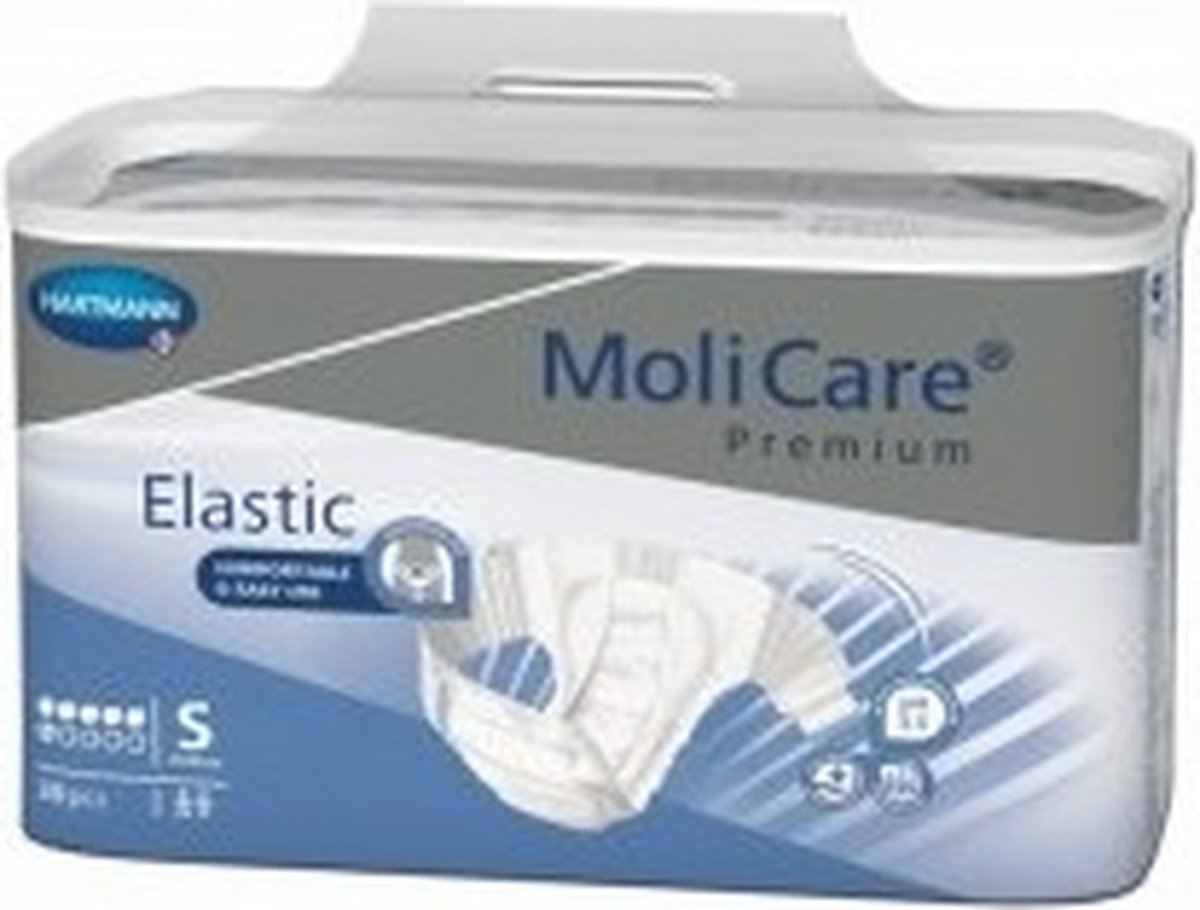 Goedkoopste Molicare Premium Slip Elastic 6 druppels Small - 3 pakken van 30 stuks