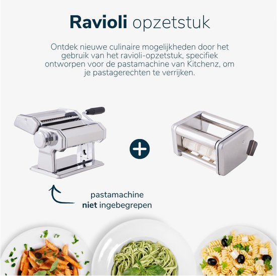 Kitchenz Ravioli opzetstuk - Pasta Accessoire van Kitchenz® — afbeelding 3