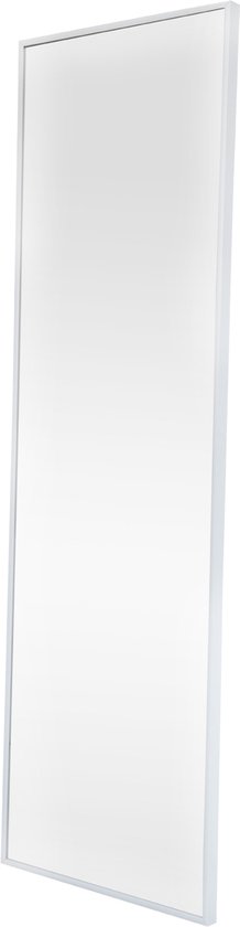 Miroir pleine longueur Lesina suspendu 120x37x2 cm blanc [en.casa]