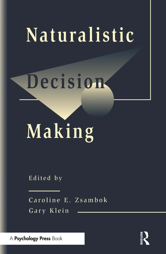 Naturalistic Decision Making - cover