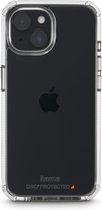 Hama Extreme Protect Cover - Hoesje geschikt voor iPhone 15 Plus - Polycarbonaat - Anti-slip en flexibel - Kras- en stootbestendig - Transparant