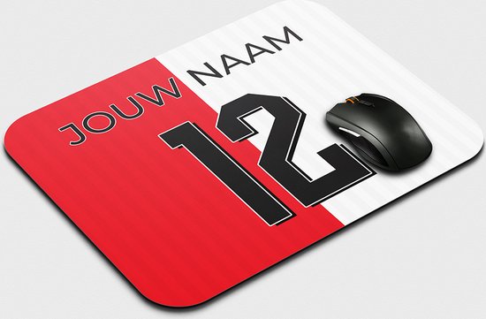 Muismat Feyenoord – Gepersonaliseerd Met Eigen Naam