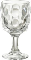J-Line Bubble wijnglas - glas - 6 stuks - woonaccessoires