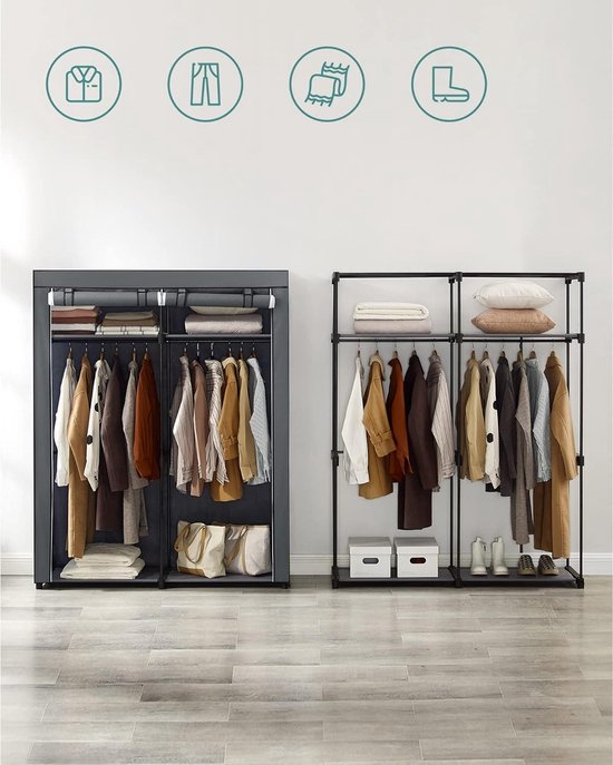 Tringles à vêtements pour le mur - Tringle à vêtements - Tringle à vêtements - Portant