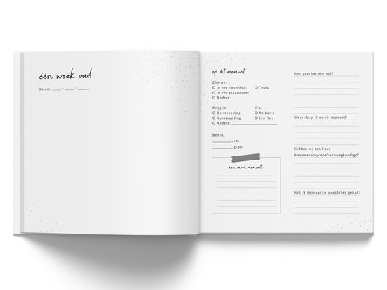 Fyllbooks Babyboek Mijn eerste jaar - Linnen Beige