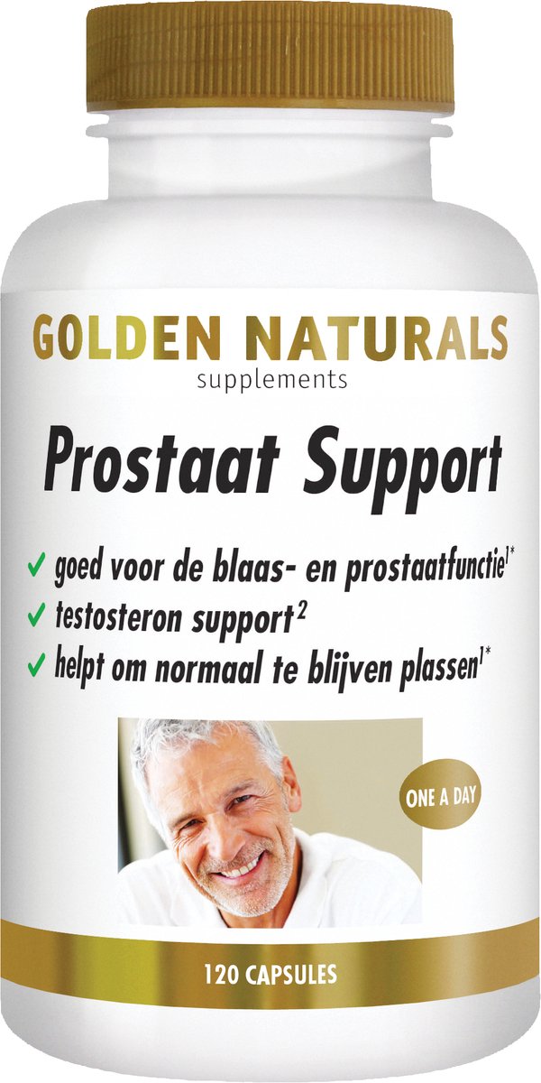 Goedkoopste Golden Naturals Prostaat Support (120 veganistische capsules