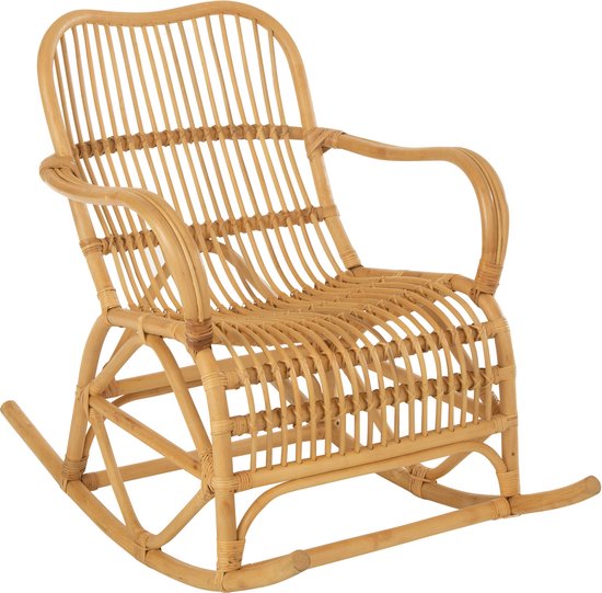 J-Line schommelstoel Winand - rotan - naturel