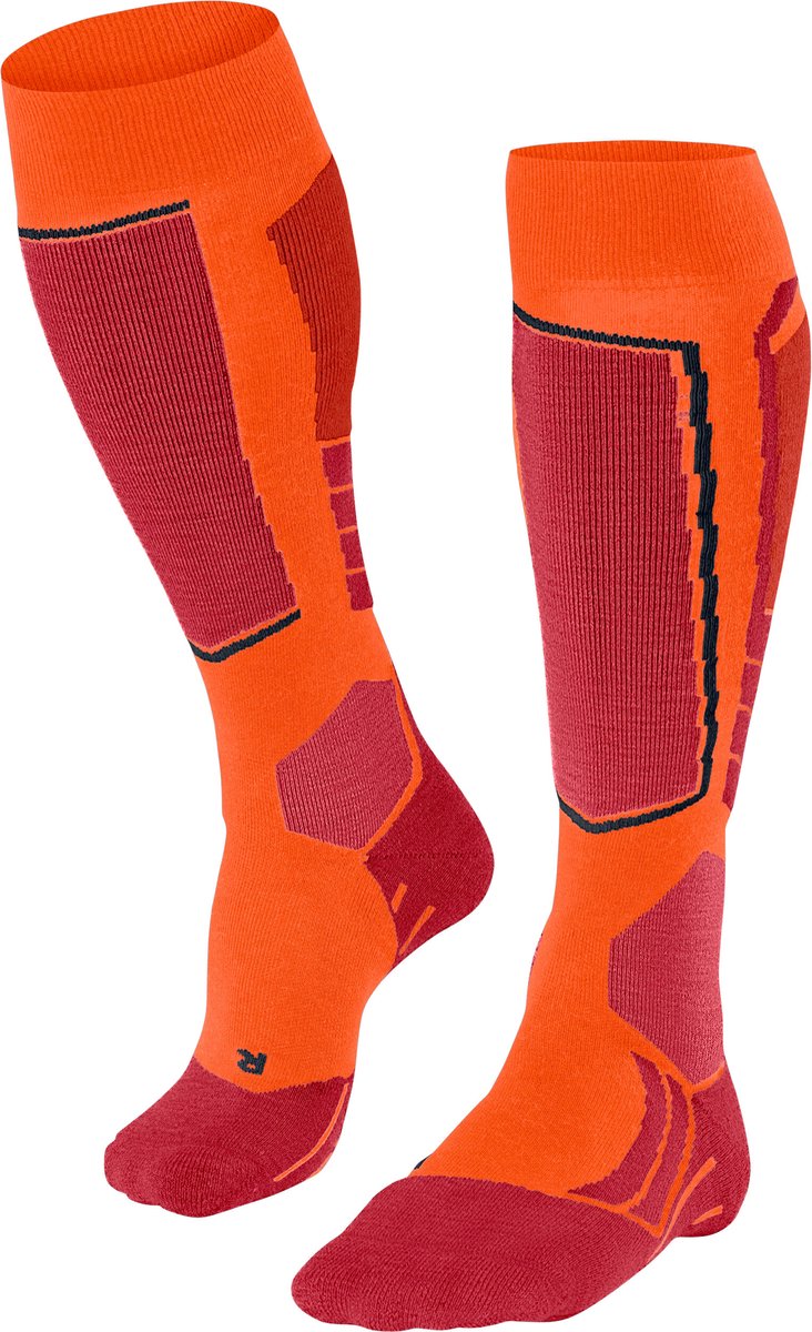 FALKE SK2 warm dik wol functioneel materiaal skisokken heren Oranje