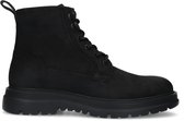 Sacha - Heren - Zwarte nubuck veterboots - Maat 46