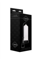 Pumped Comfort Beginners Penis Pomp met Trekkergrip Inclusief Siliconen Penisring - 30 cm - Transparant