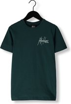 Malelions - T-shirt - Dark Green/Mint - Maat 176
