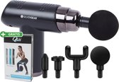 SilverGear Massage Gun – Massage Apparaat – Massage Pistool – Incl. 4 Opzetstukken – 6 Snelheden – Incl. Weerstandsbanden