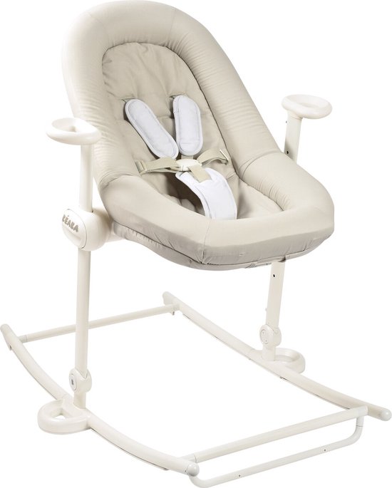 Béaba Sitter Relax Up & Down Plus - 4 Verstelbare Hoogtes - Tem 9 kg / 9 maanden - Inclusief Zitverkleiner - Sea Salt - Wipstoel van Merkloos — afbeelding 5
