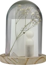 Gedenkpops - urnen - gedenk artikel - as vulsetje - man XL wit - crematie - as overleden - rouwverwerking - handgemaakt urn