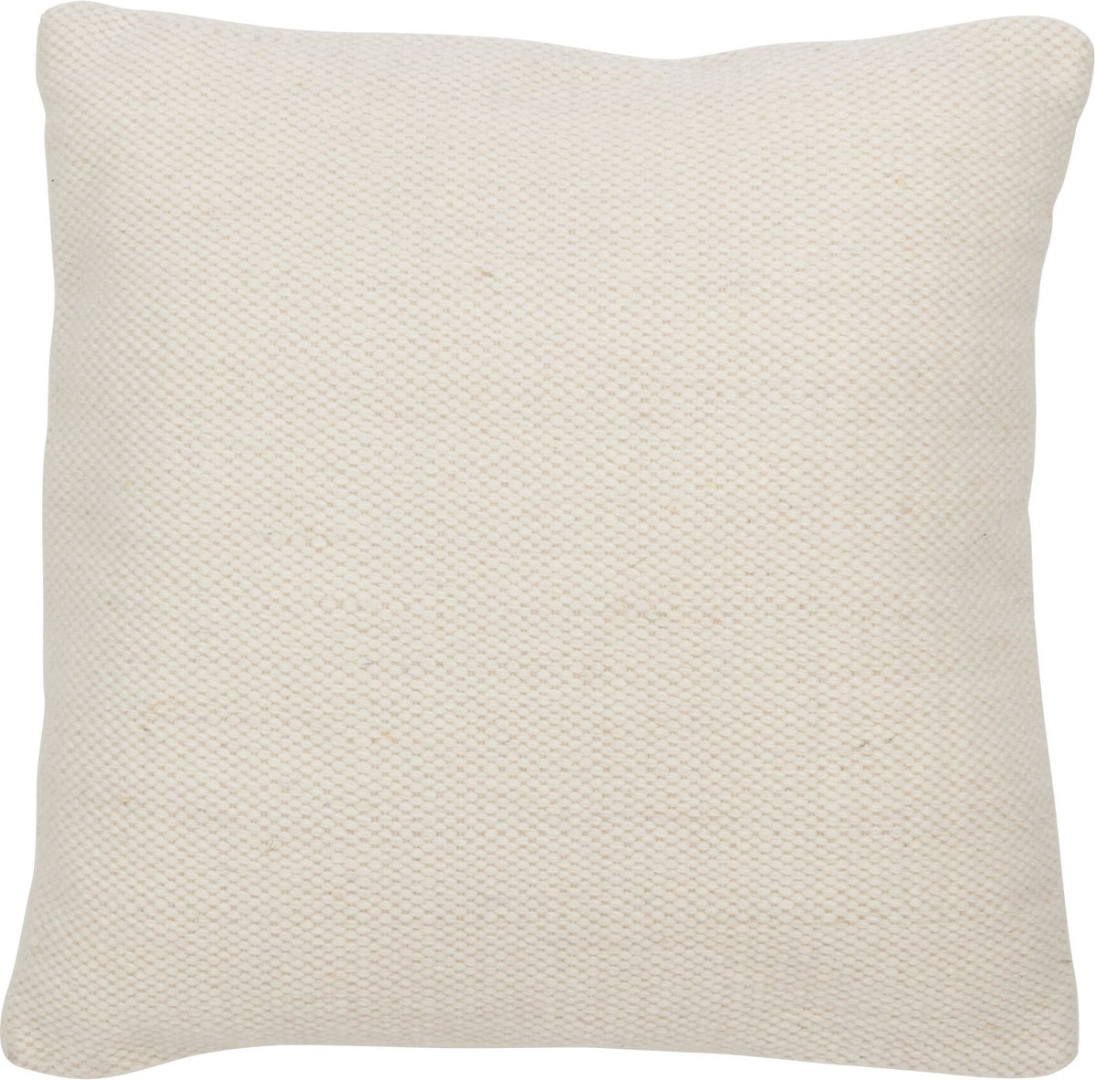 J-Line kussen Geweven - wol - creme - small
