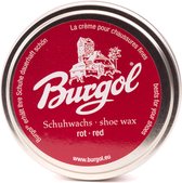 Burgol Shoe Wax - Schoenwax voor hoogglans en bescherming - 100ml - (027) Rood