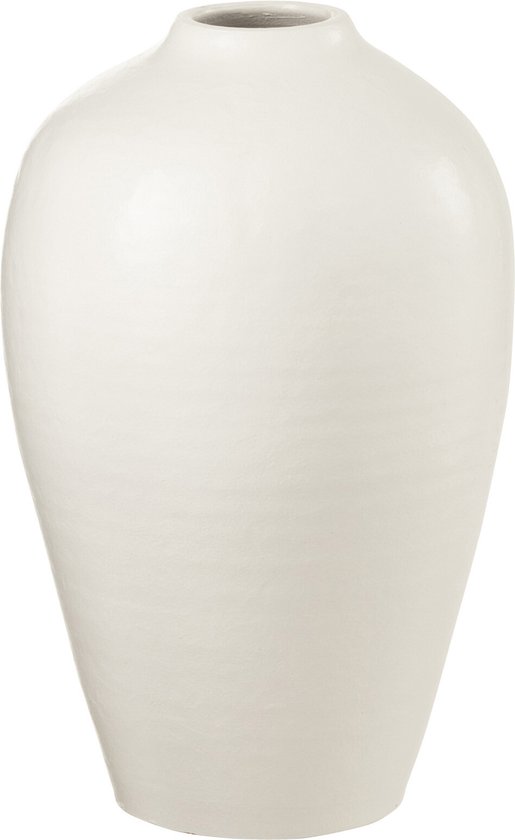 J-Line Vase Ceramique Blanc Small