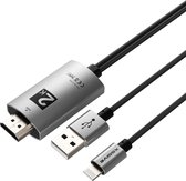 Xssive Geschikt voor iphone (8-Pin) to HDMI Cable XSS-HD04
