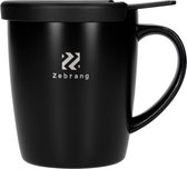 Hario - Zebrang Insulated Coffee Maker Mug 300ml (camping beker met koffiefilter deksel en opbergzakje - compact voor reizen, hiking, camperen en outdoor)